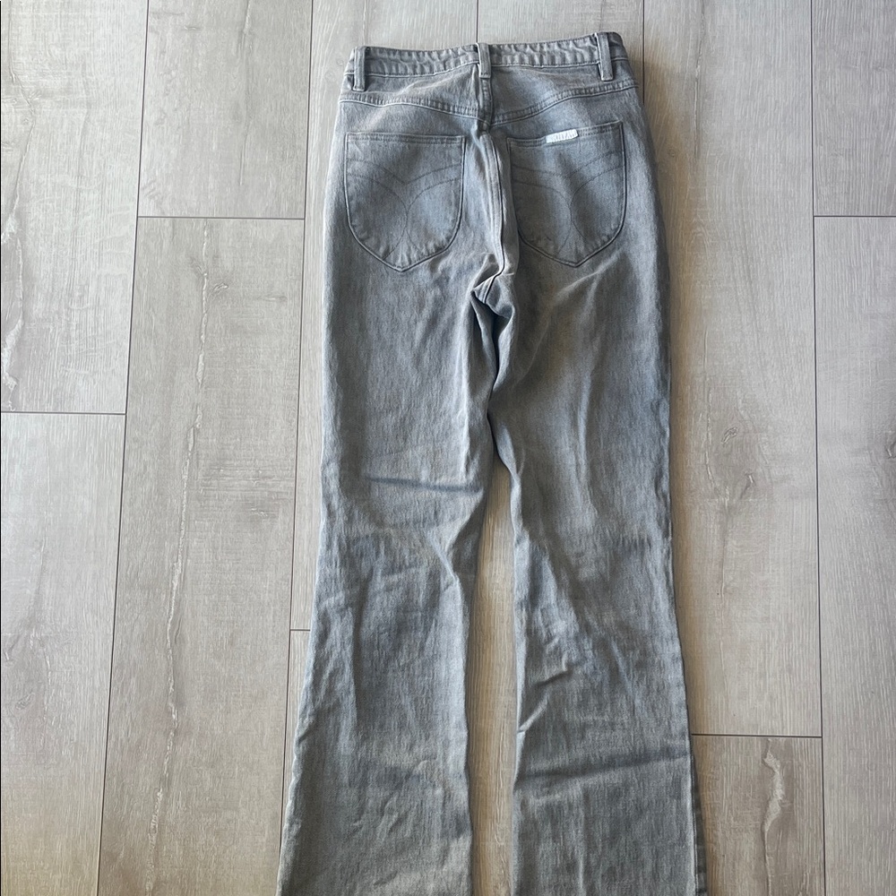 ROLLA'S High-Rise Straight Gray Jeans